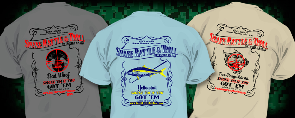 Apparel line for Shake Rattle and Troll Outdoors Radio